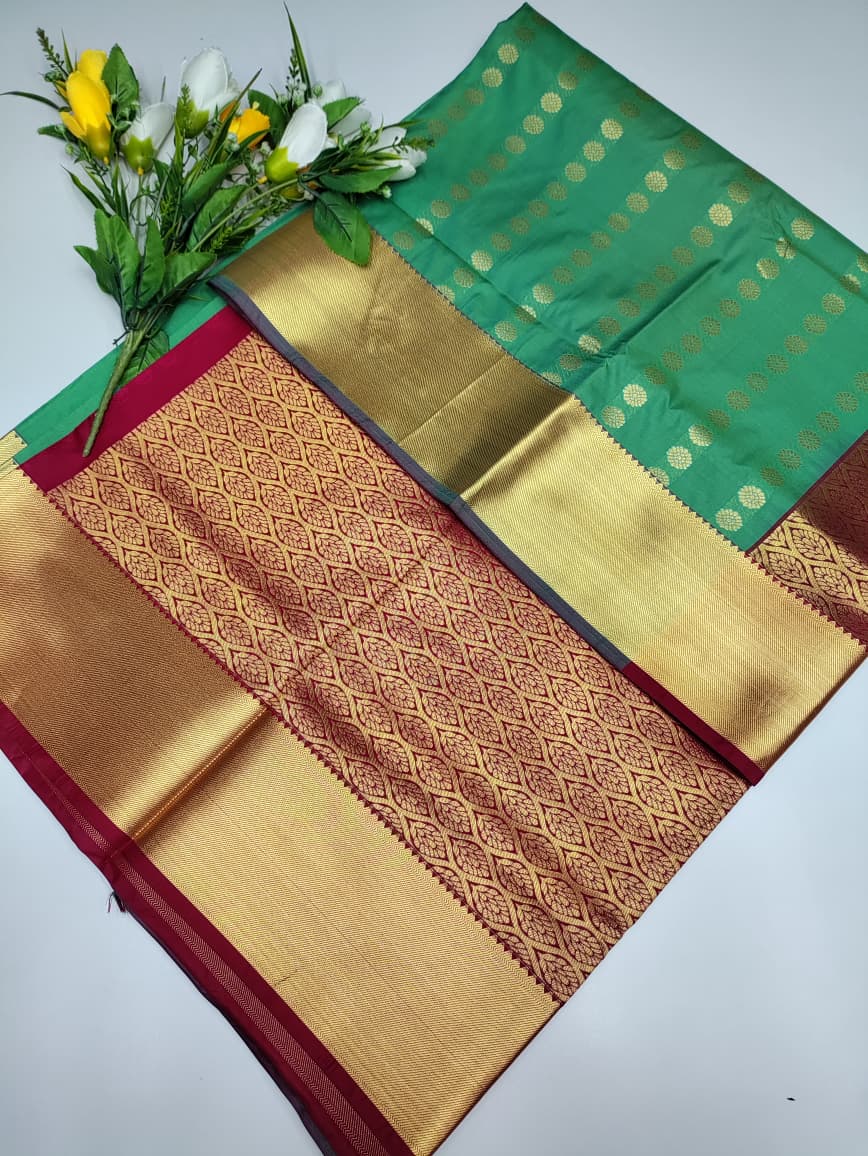 Mayuri pattu (Christmas Offer) PM01+Jute Bag Free