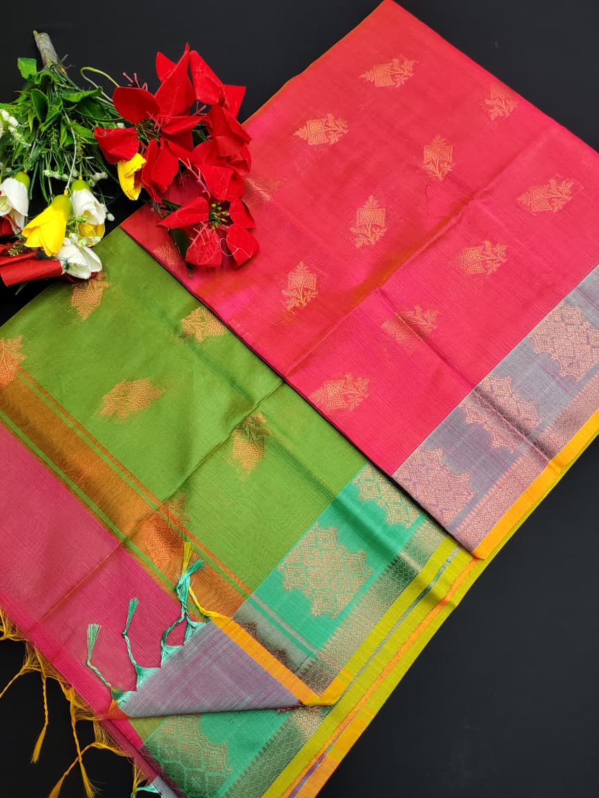 Slub Cotton Saree SLC149