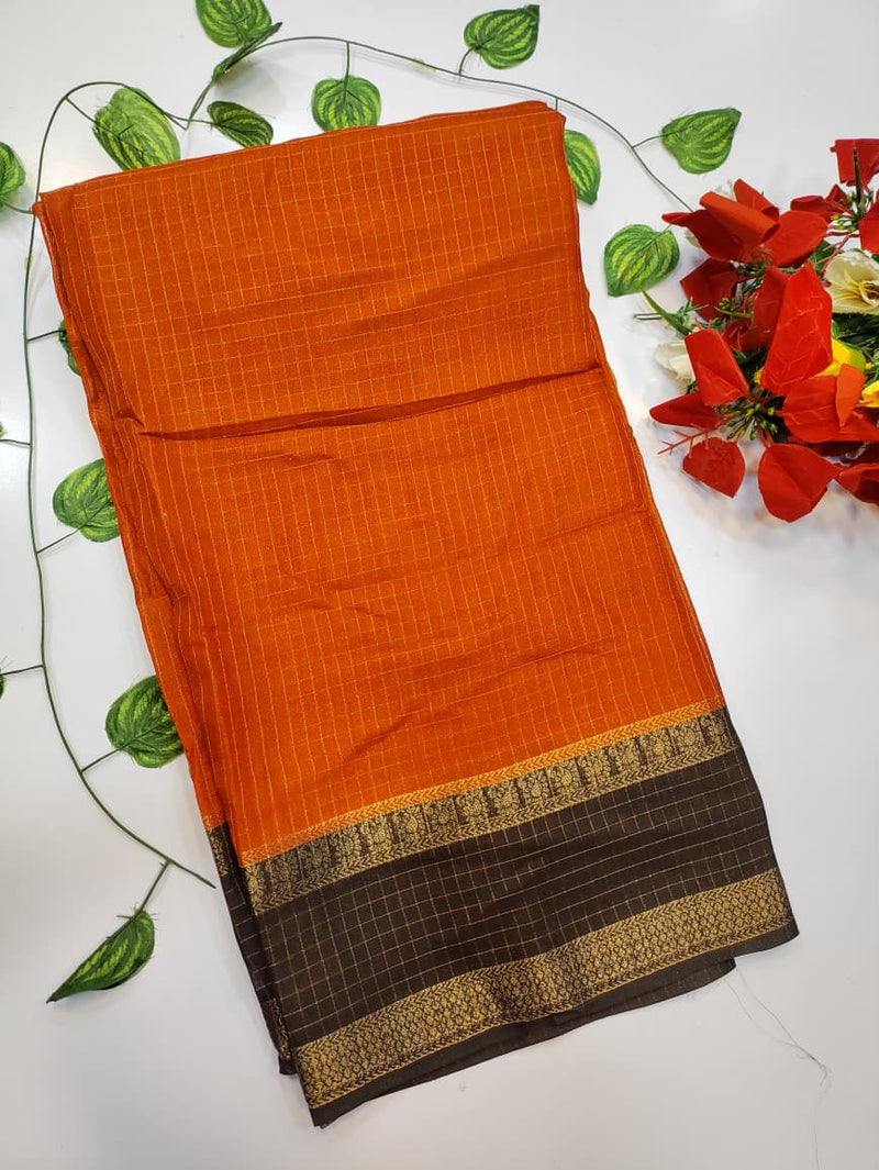 Gala Peacock Silk Saree CH75