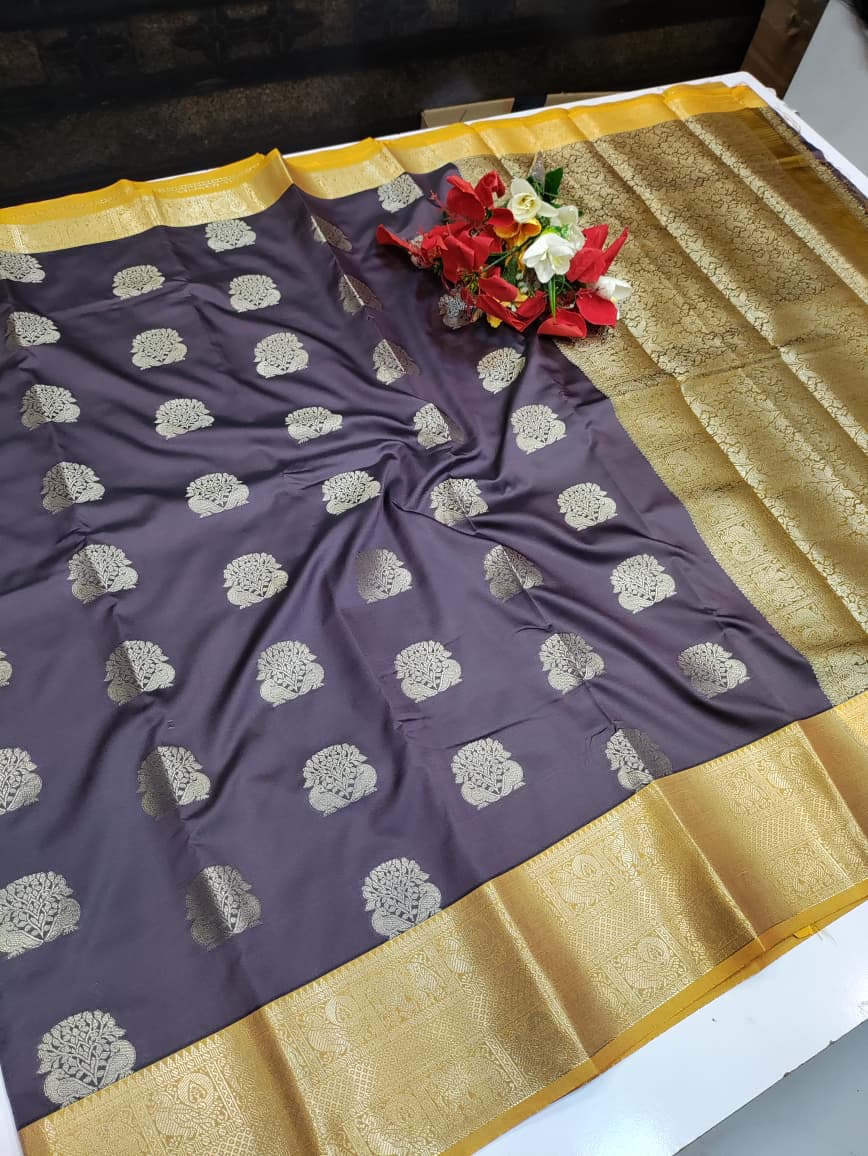 Purple Kanchi korvai PG01 (One Day Offer)