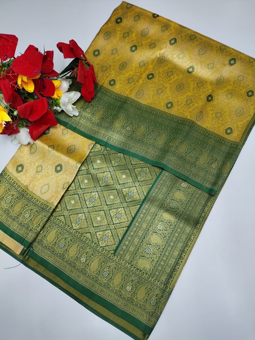 Premium Wedding Korvai Tissue saree for women featuring rich traditional bridal design in elegant tissue fabric suitable for weddings muhurtham and festive occasions