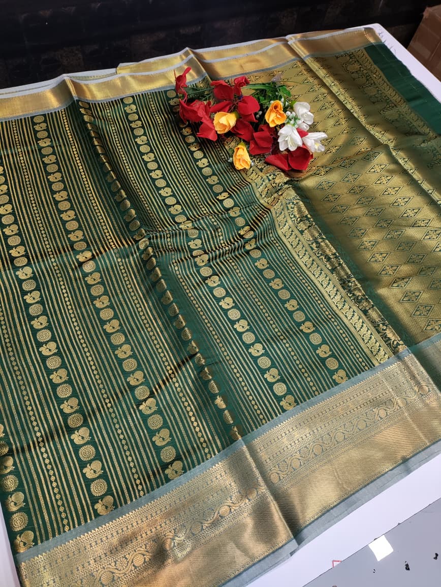 Shop Shivani Soft Collection Saree online at Sri Sakthi Pugazh Tex, Elampillai, Salem. Elegant soft silk saree for weddings, festive wear & traditional occasions.