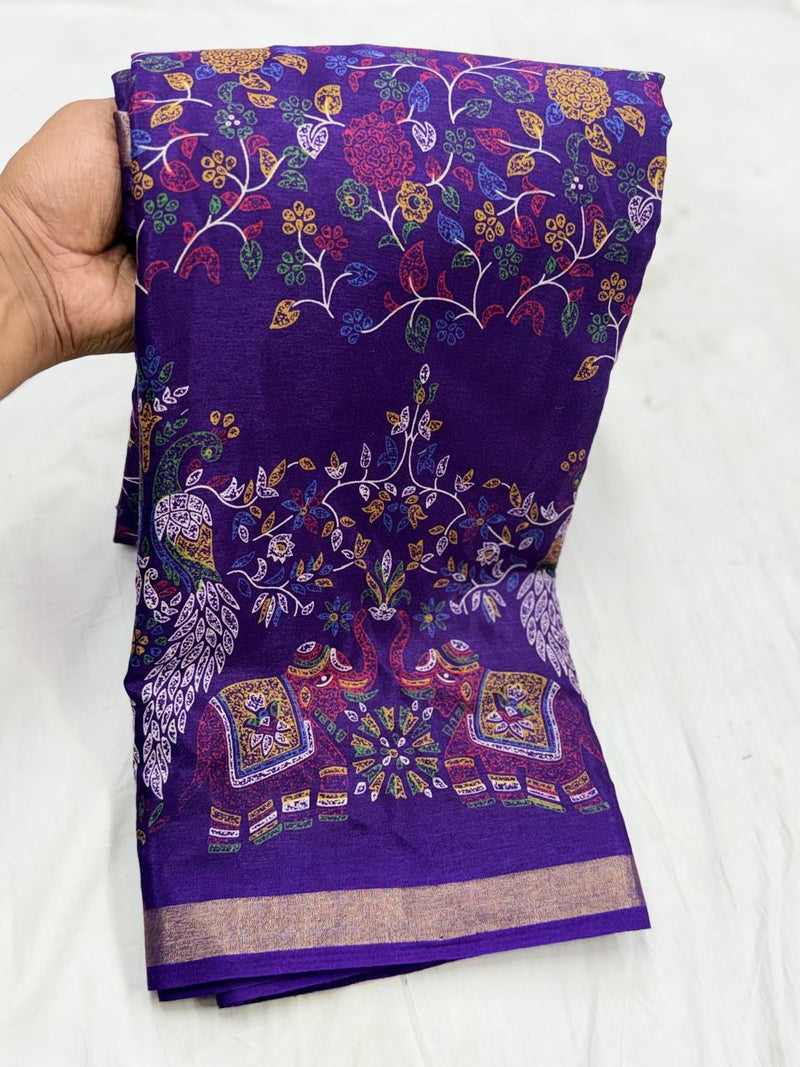 Malmal Pading Cotton Saree MU25 (10 Days Pre booking)