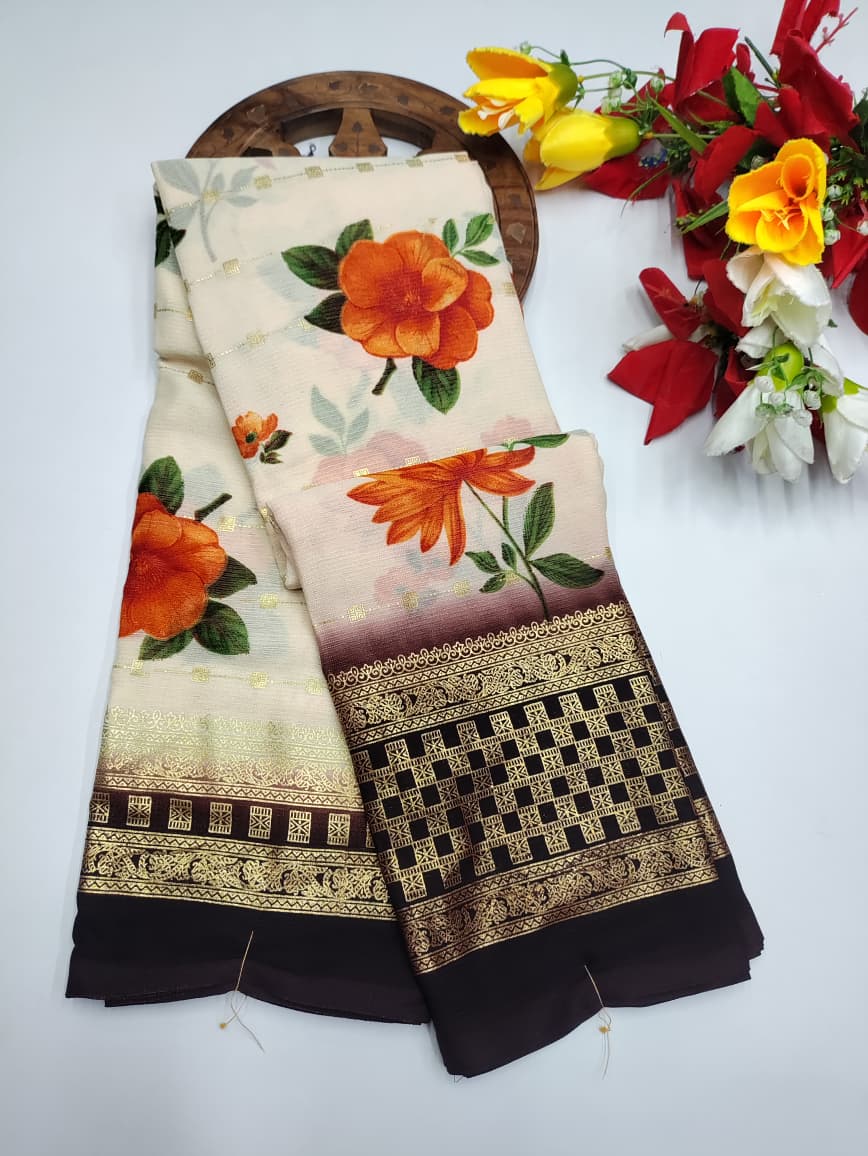 Deepika Foil Saree DP04