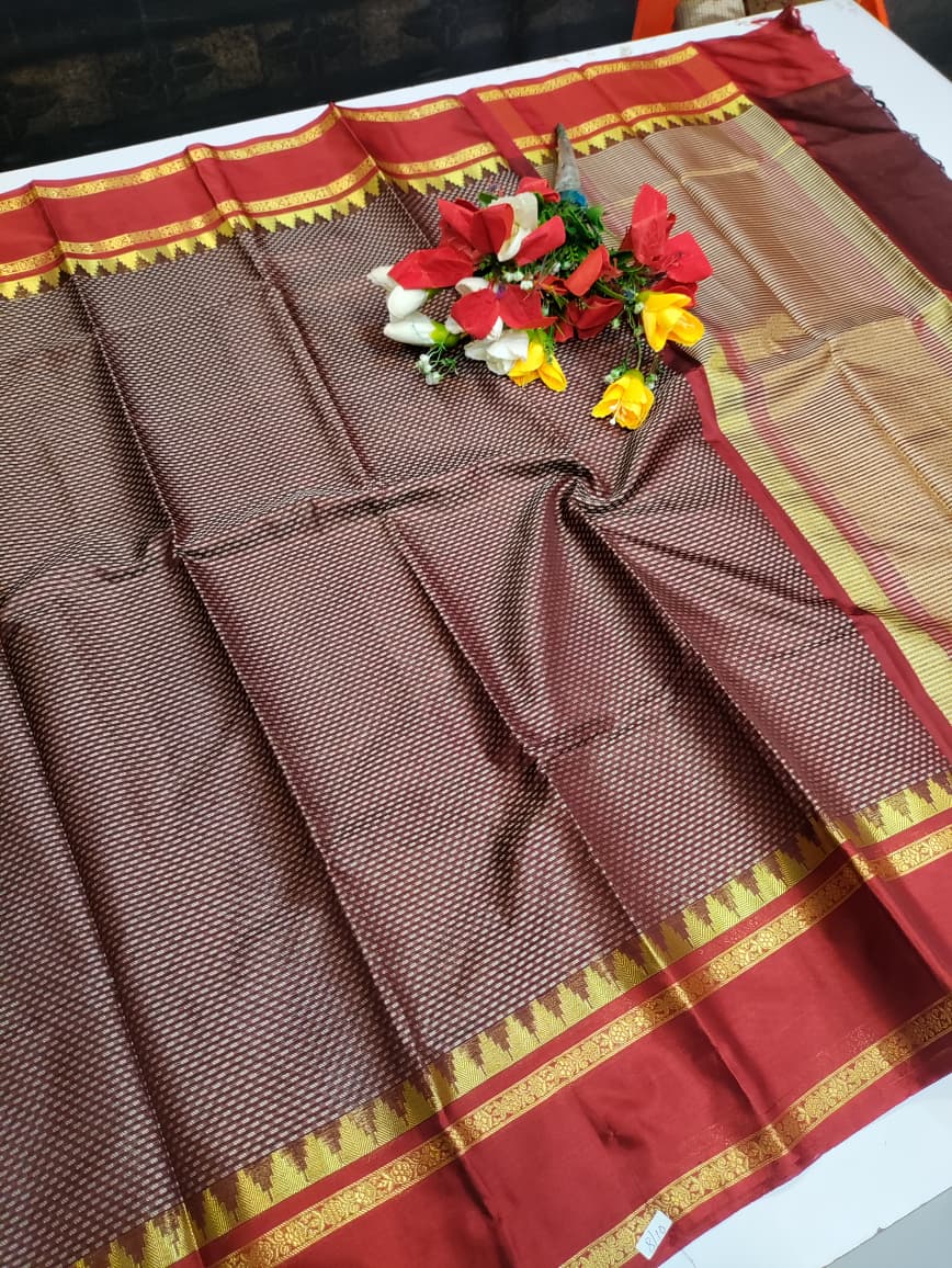 Banarasi Checked Saree FV30