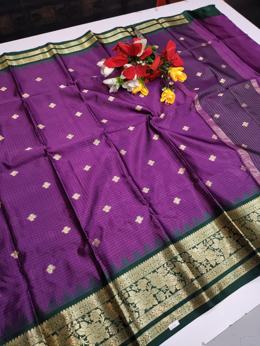 Banarasi Checked Saree FV31