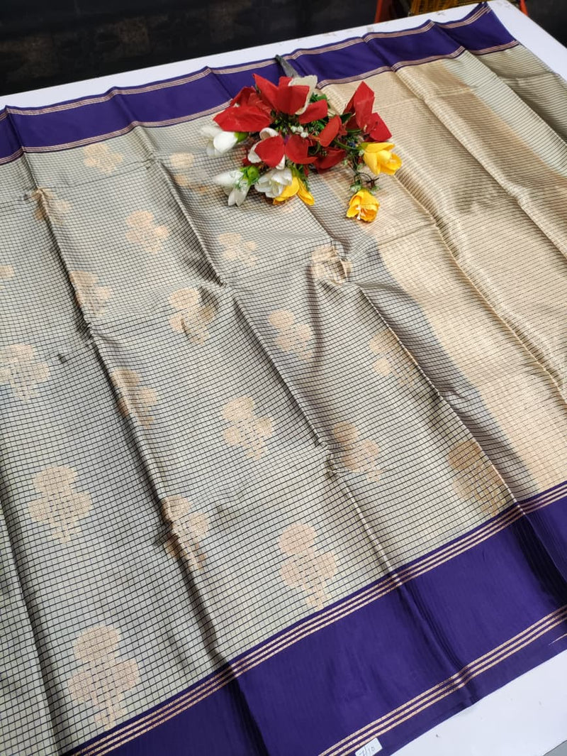 Banarasi Checked Saree FV39