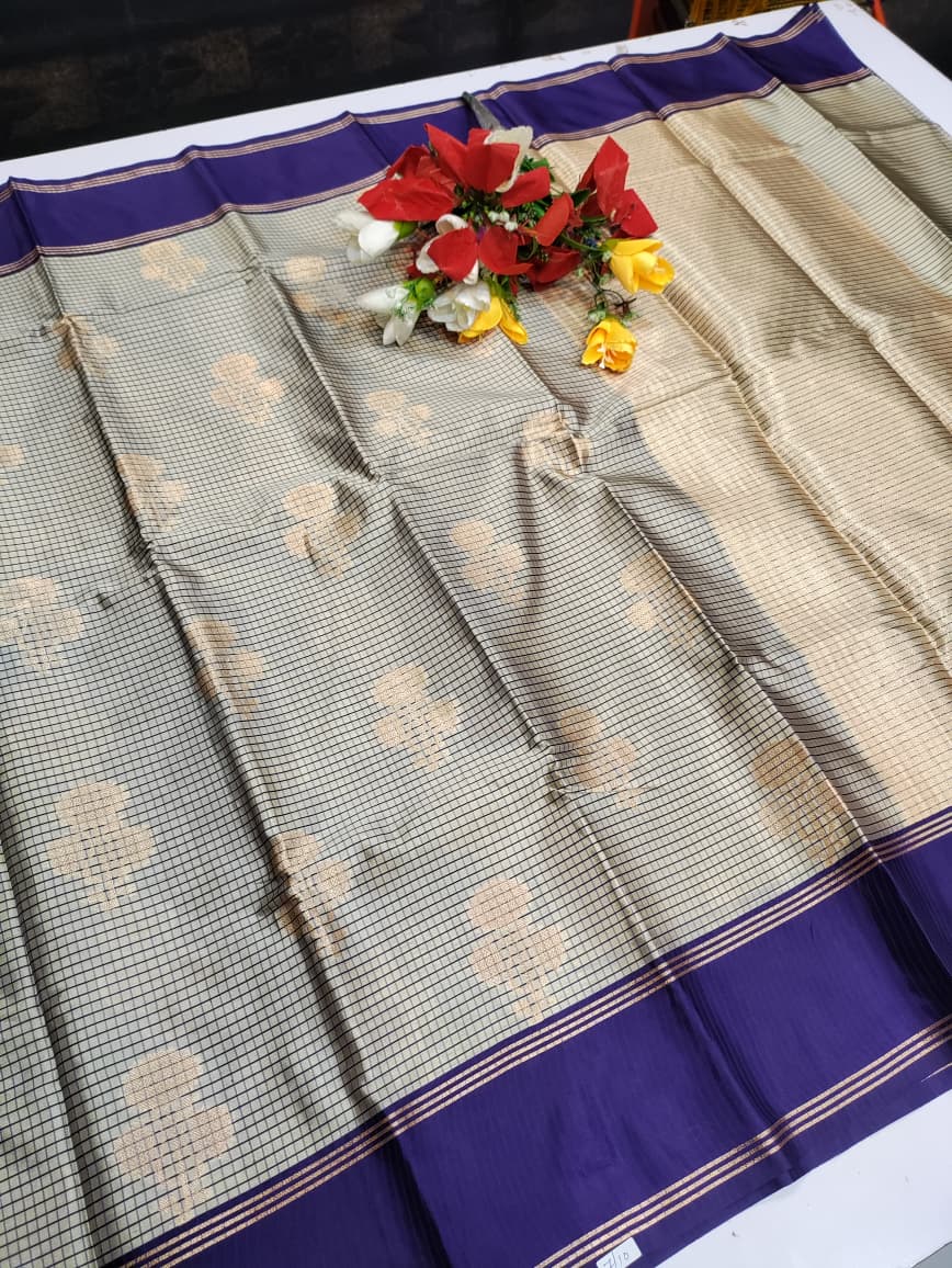 Banarasi Checked Saree FV39