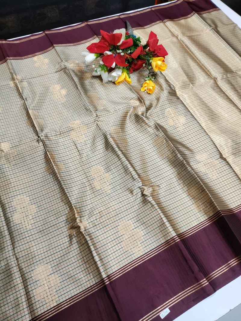 Banarasi Checked Saree FV38