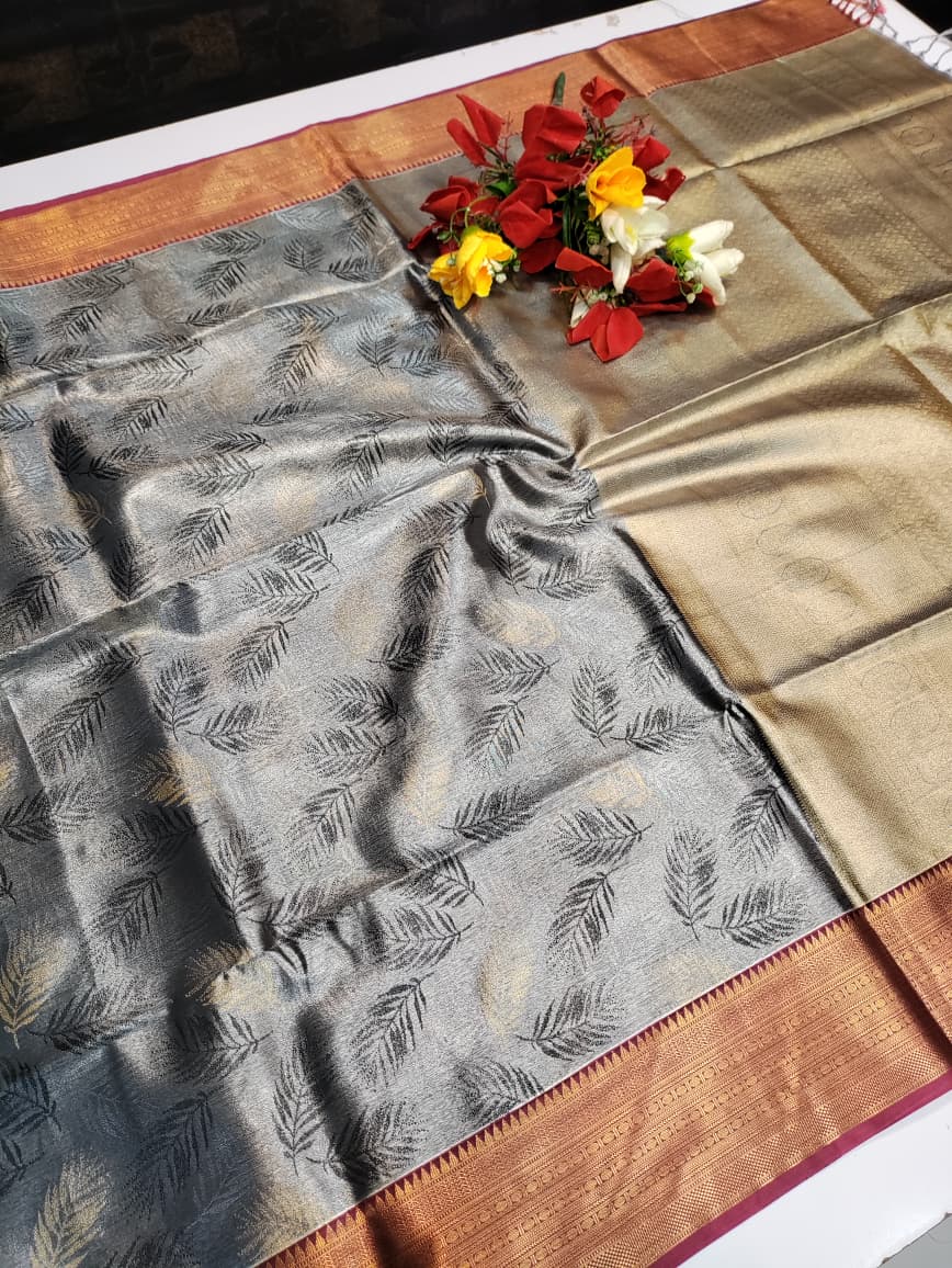 Mirror Tissue Saree MRR41