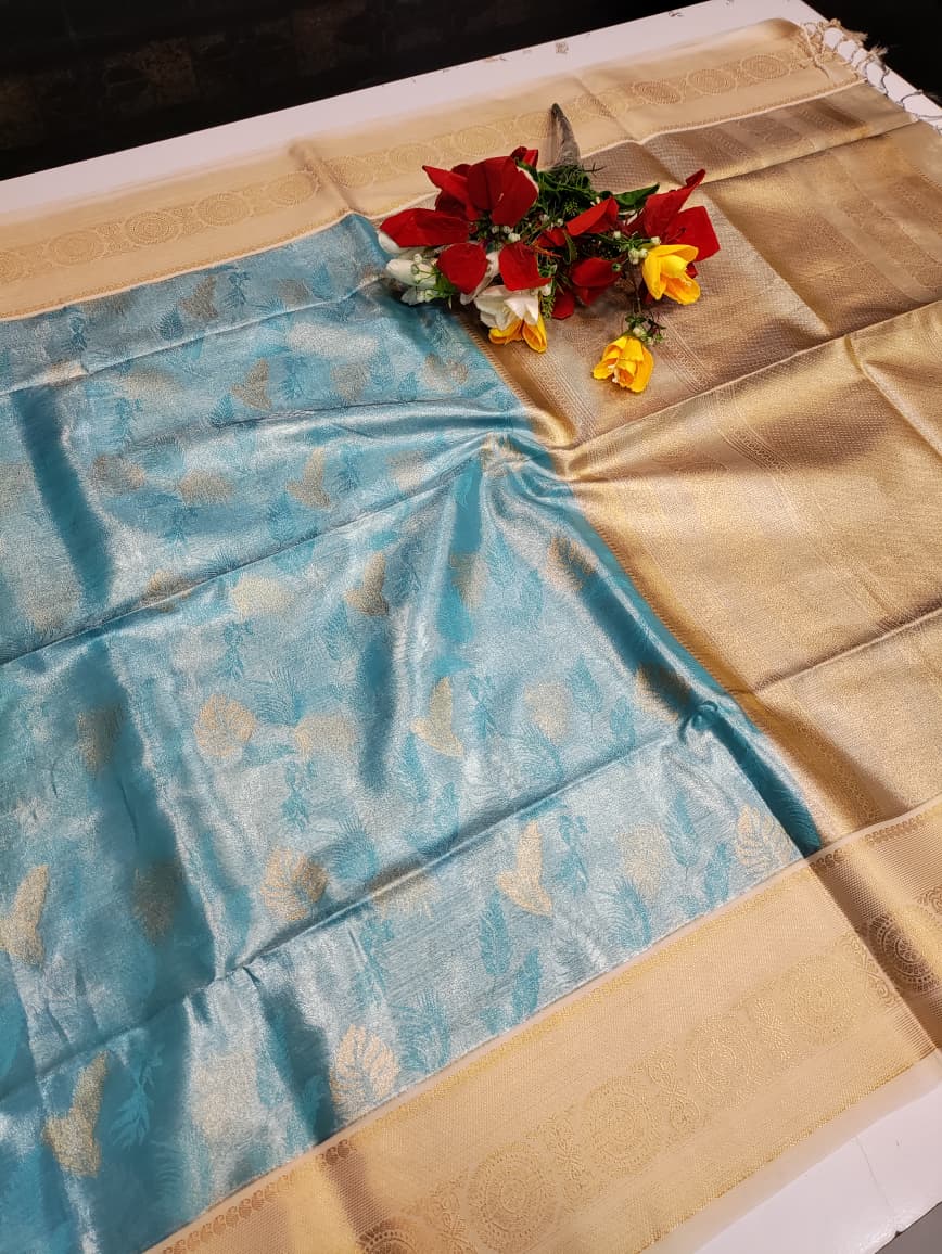 Mirror Tissue Saree MRR42