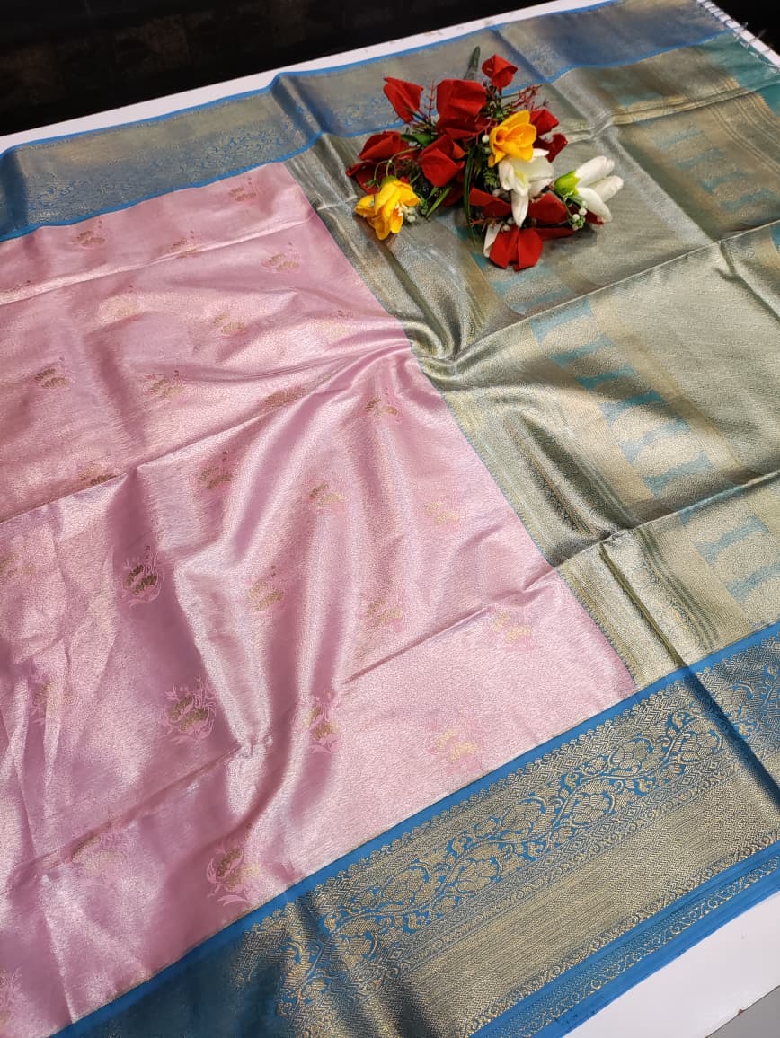 Mirror Tissue Saree MRR43
