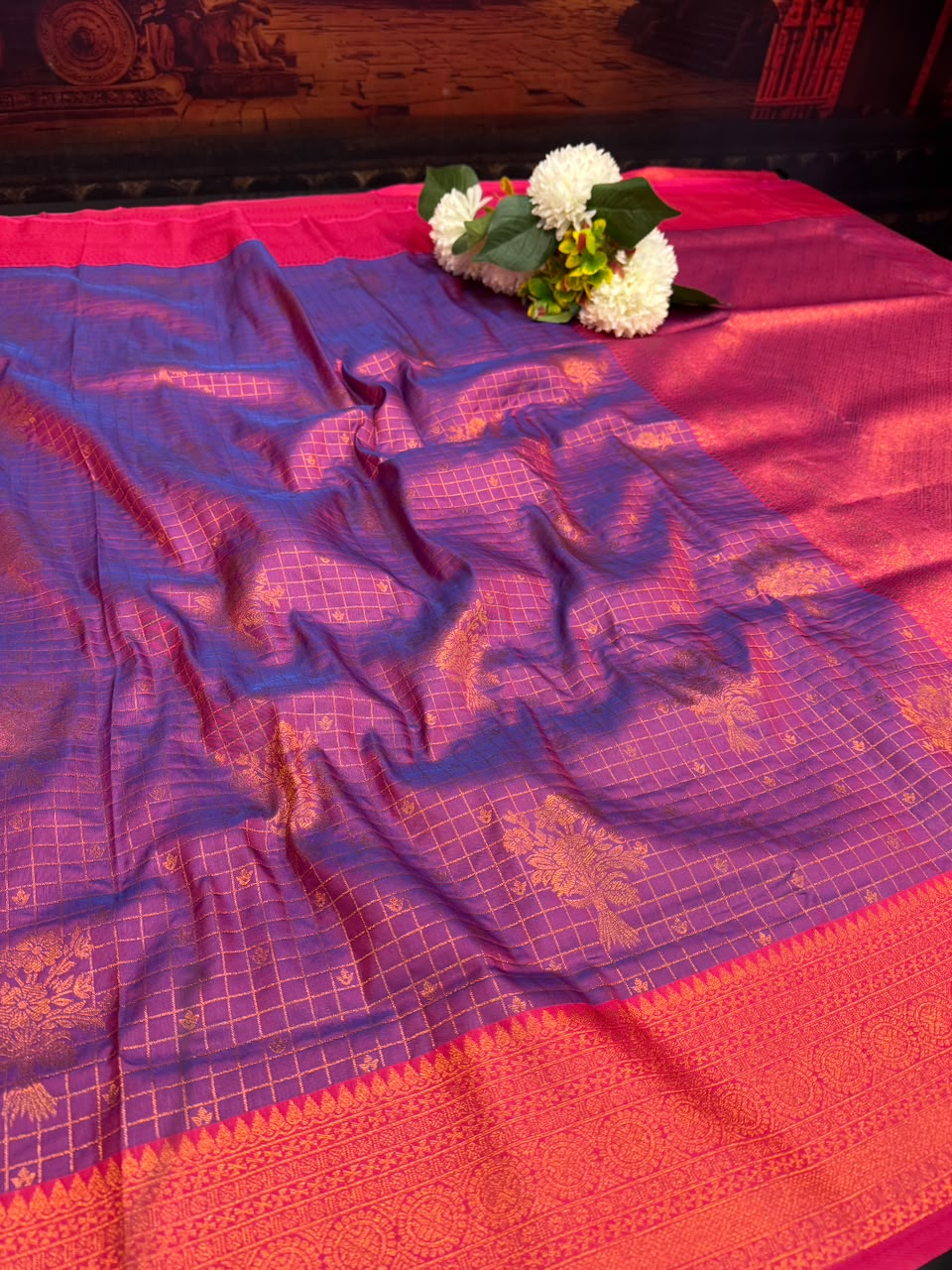 Malar Kattam |Zari Soft Silk Saree for Women| MKT01