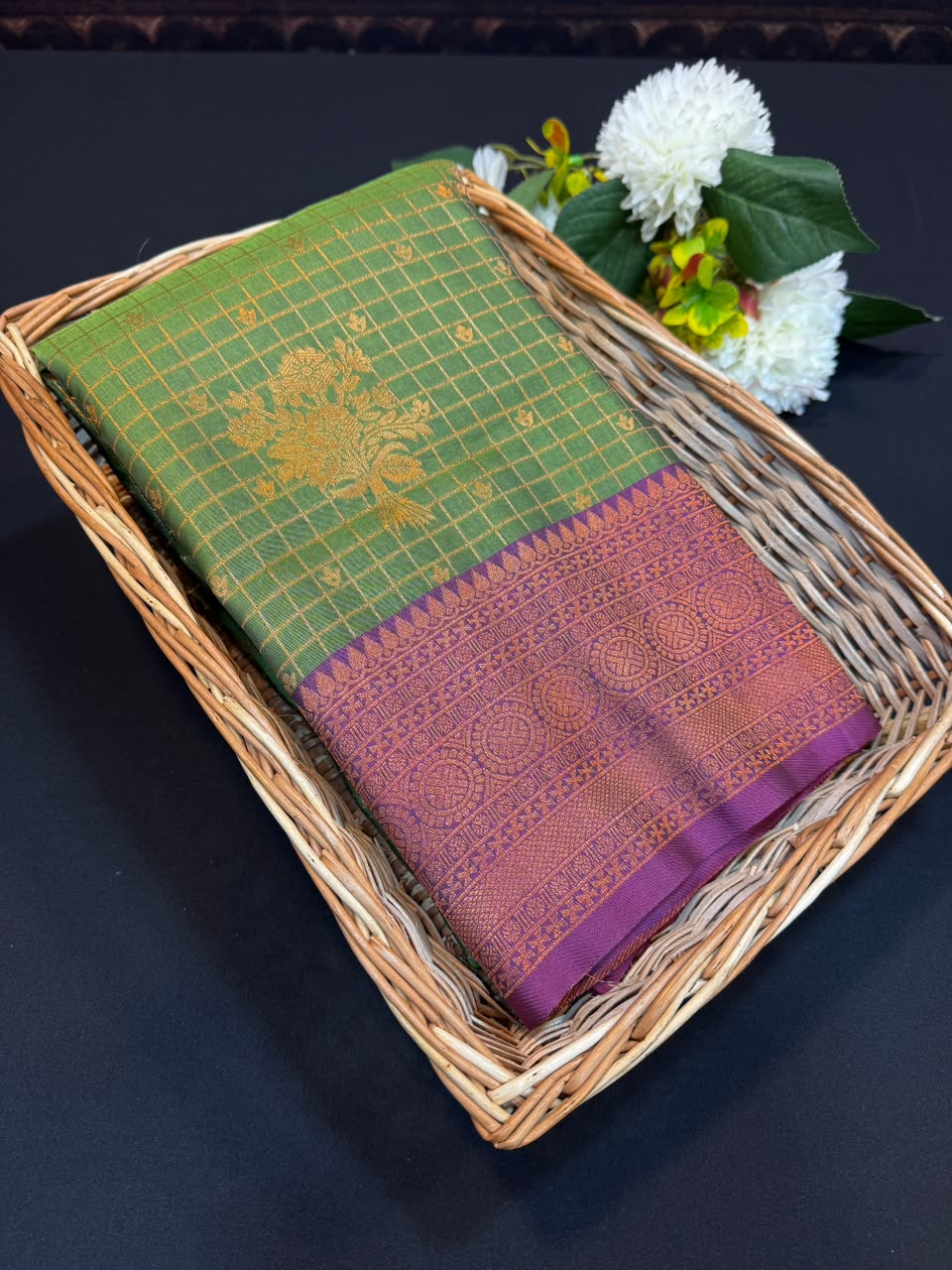 Malar Kattam |Zari Soft Silk Saree for Women| MKT09