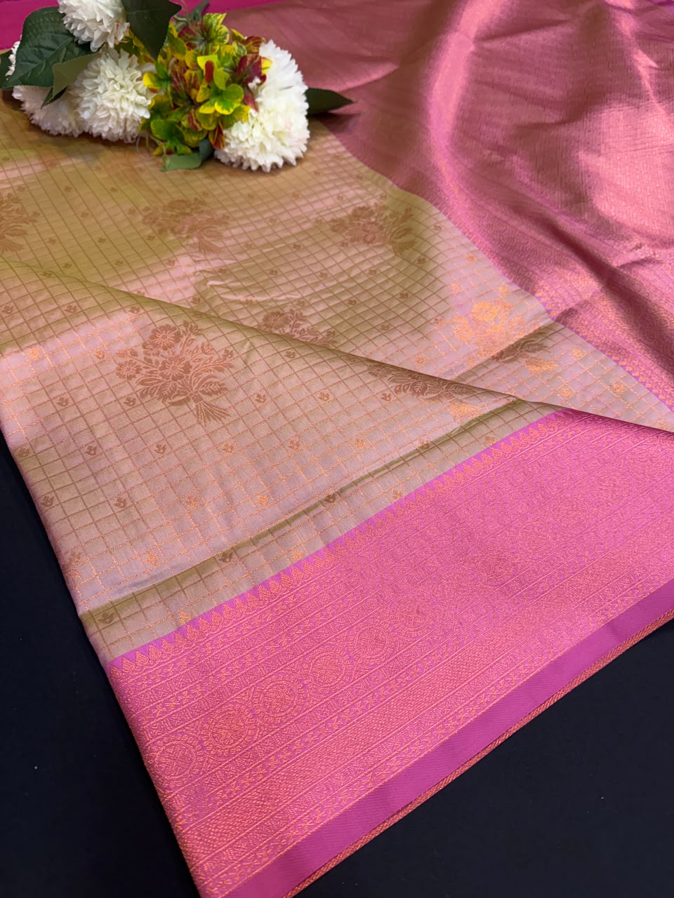 Malar Kattam |Zari Soft Silk Saree for Women| MKT13