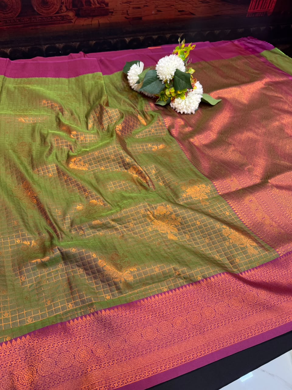 Malar Kattam |Zari Soft Silk Saree for Women| MKT15