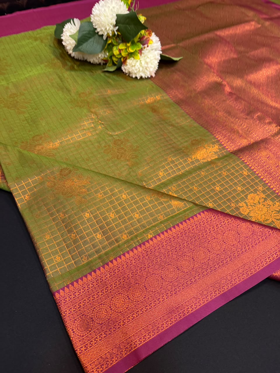 Malar Kattam |Zari Soft Silk Saree for Women| MKT15