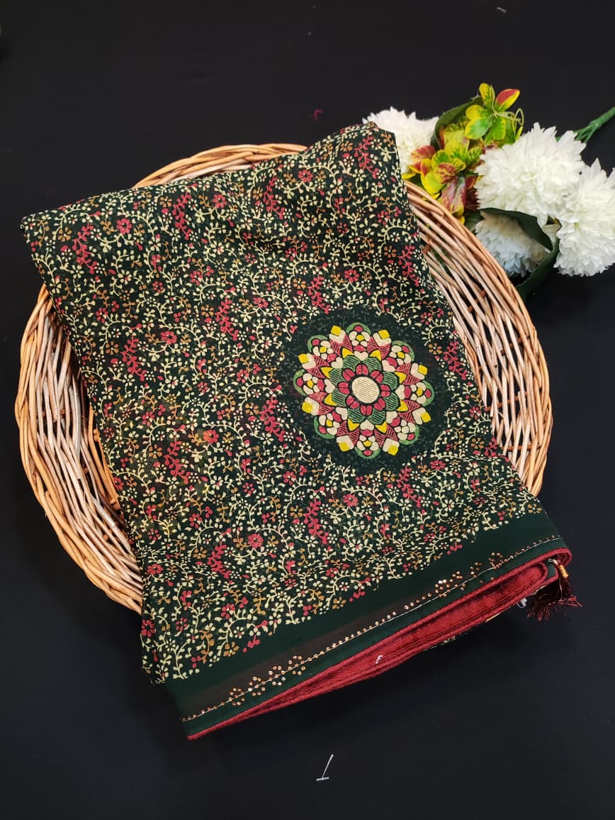 Chiffon Fancy Saree FSS96