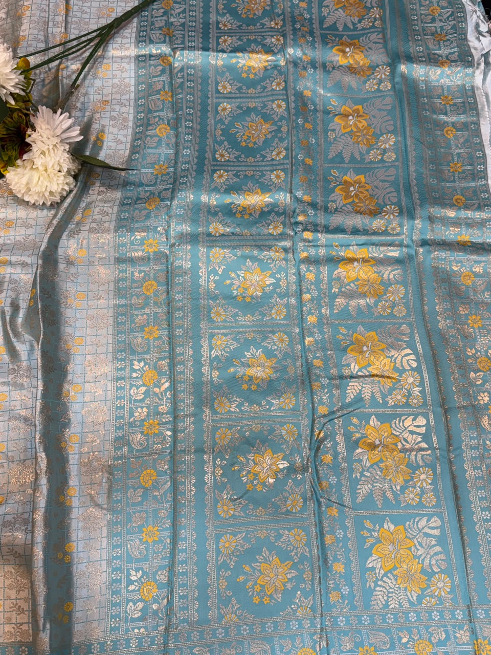 Nangai Satin Soft Saree with |Jacquard Blouse| PNG12