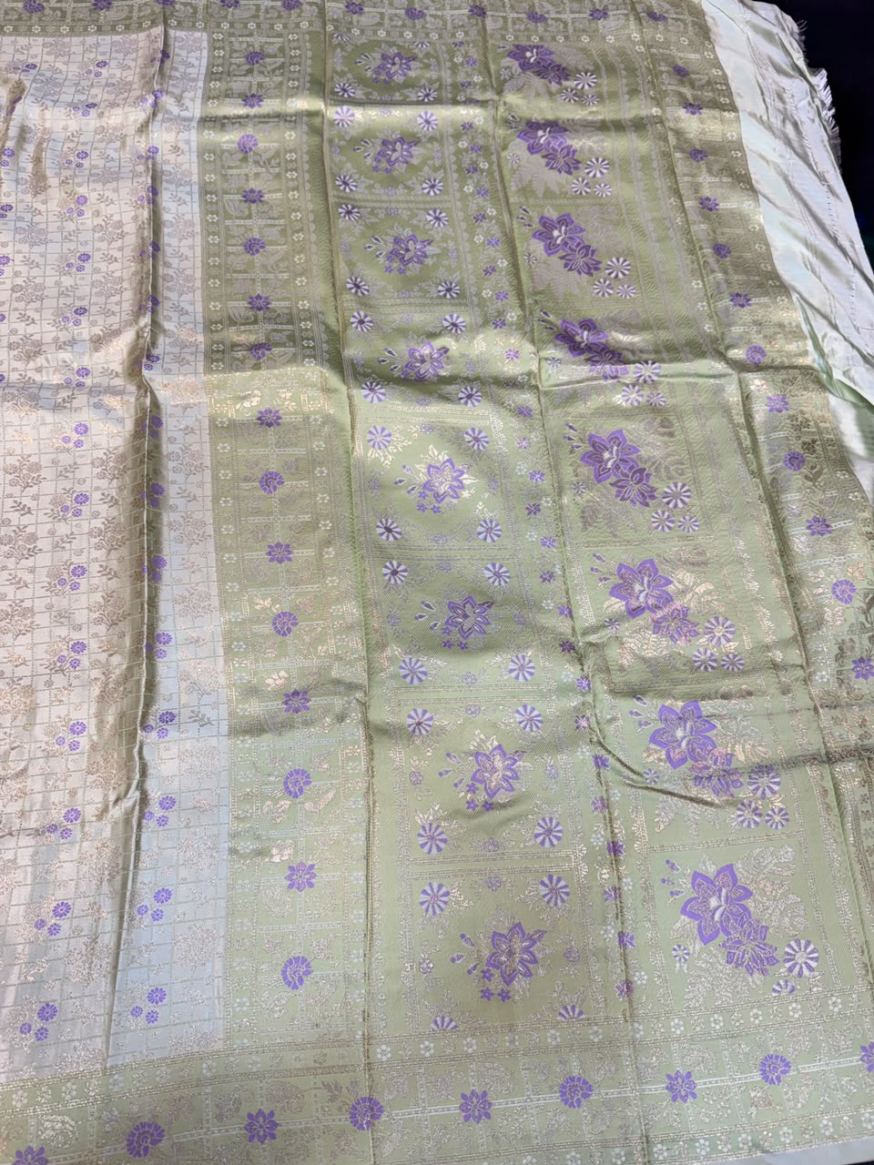 Nangai Satin Soft Saree with |Jacquard Blouse| PNG13