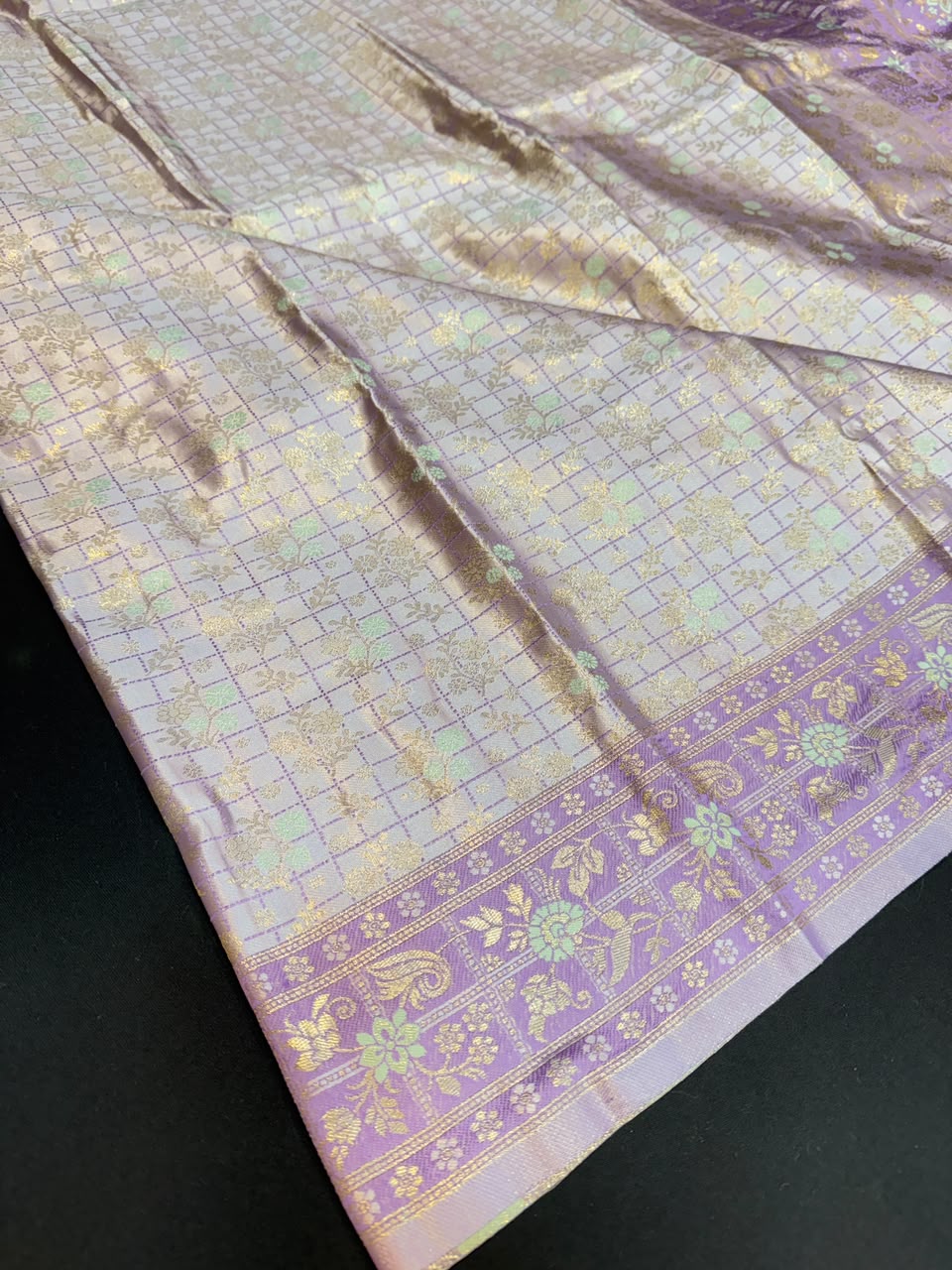Nangai Satin Soft Saree with |Jacquard Blouse| PNG14