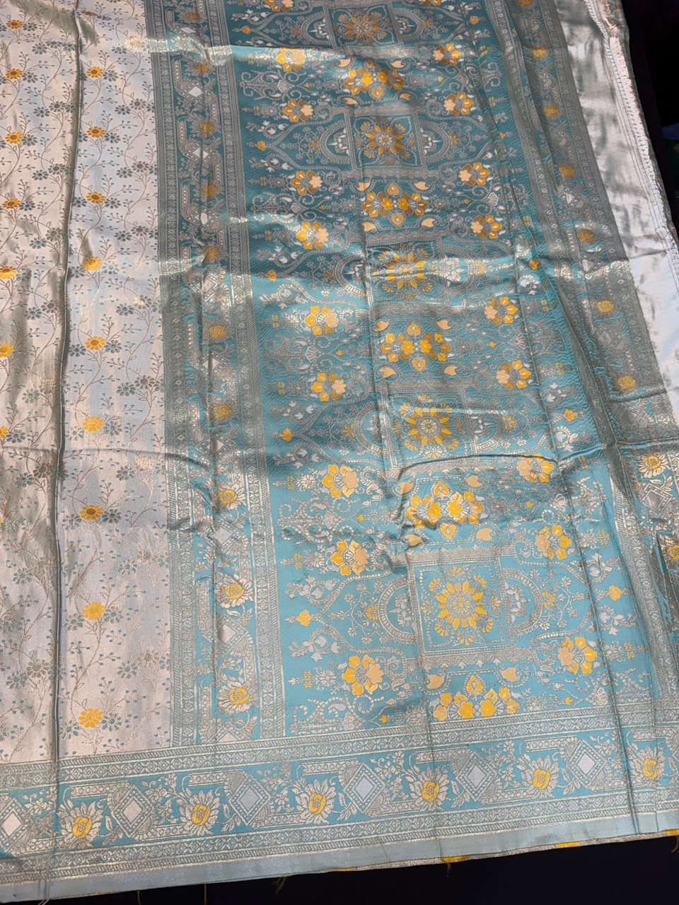 Nangai Satin Soft Saree with |Jacquard Blouse| PNG15