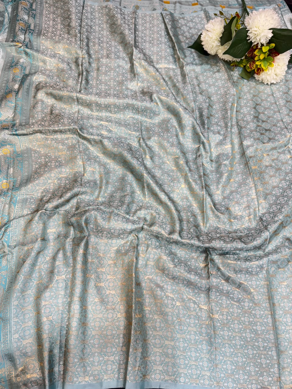 Nangai Satin Soft Saree with |Jacquard Blouse| PNG15