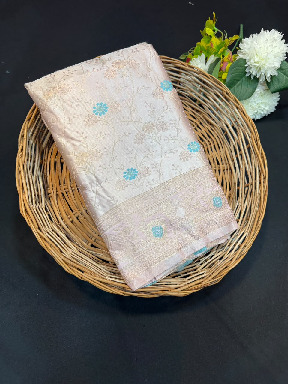 Nangai Satin Soft Saree with |Jacquard Blouse| PNG23