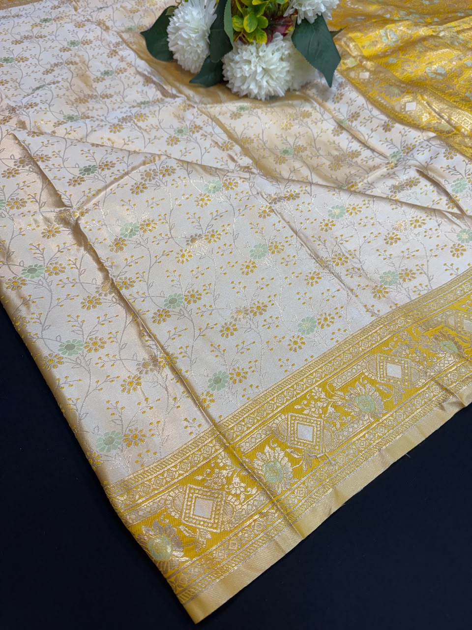 Nangai Satin Soft Saree with |Jacquard Blouse| PNG24