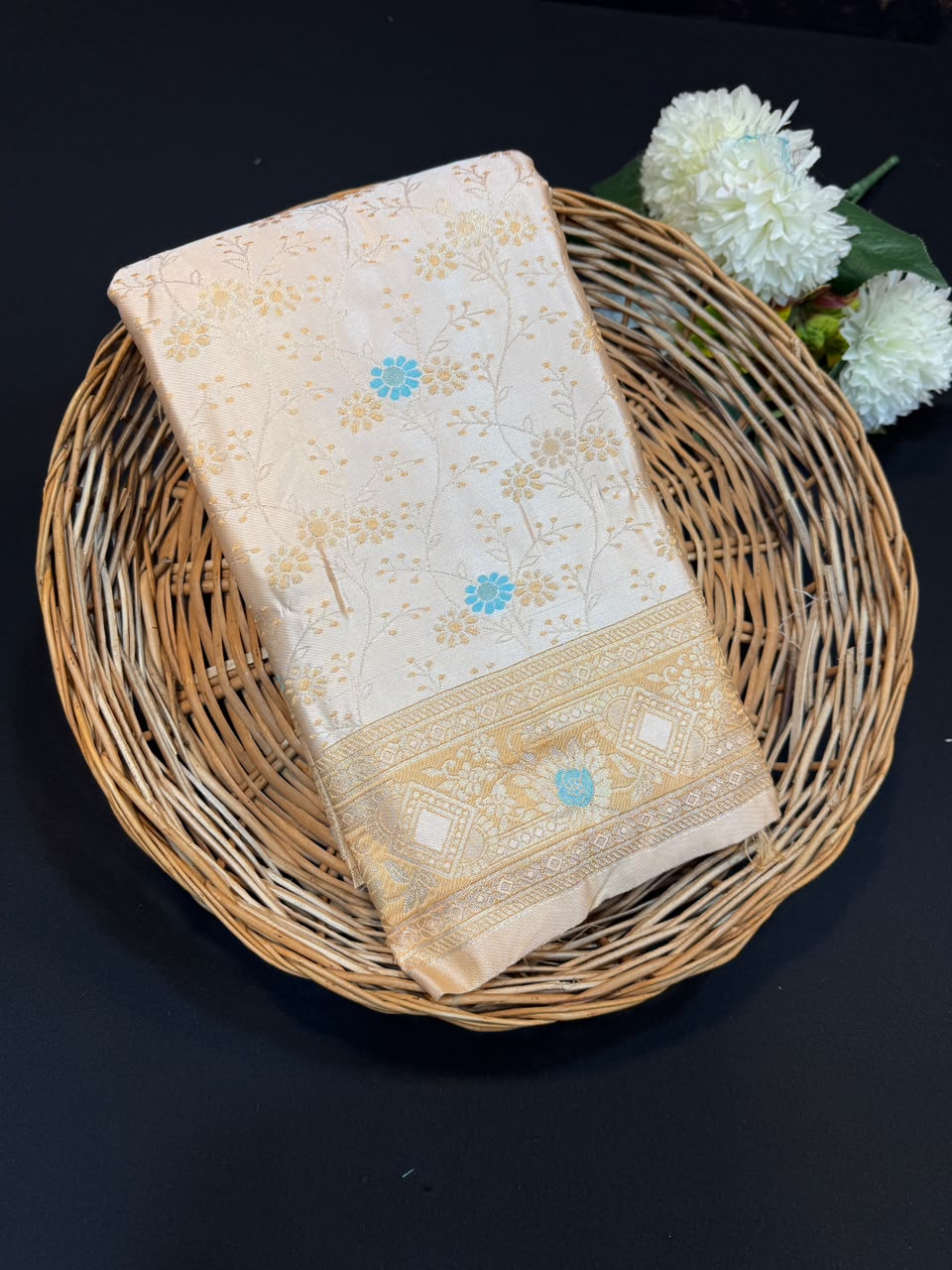 Nangai Satin Soft Saree with |Jacquard Blouse| PNG25