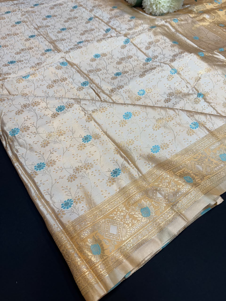 Nangai Satin Soft Saree with |Jacquard Blouse| PNG25