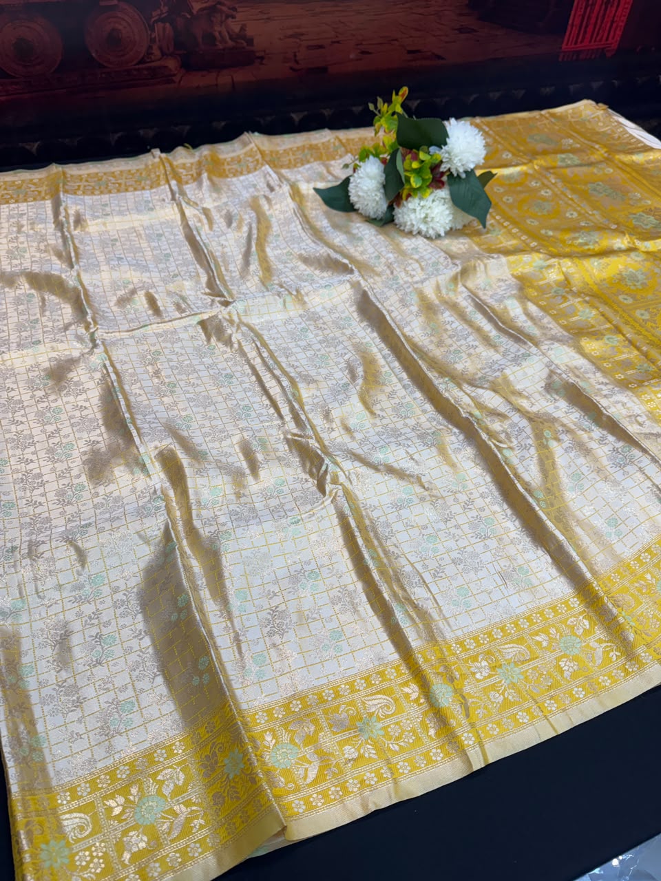 Nangai Satin Soft Saree with |Jacquard Blouse| PNG26