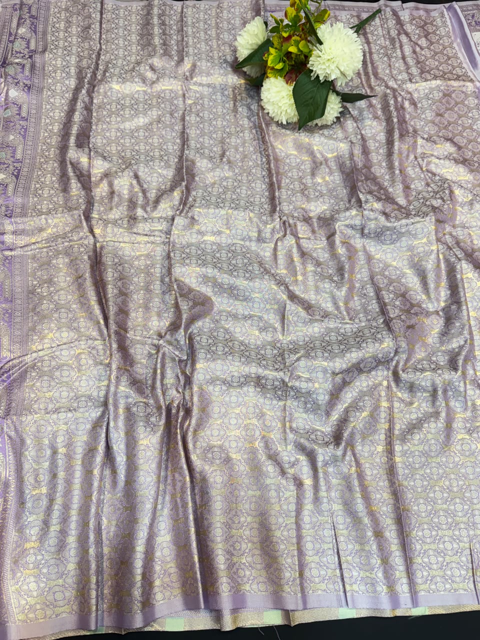 Nangai Satin Soft Saree with |Jacquard Blouse| PNG27