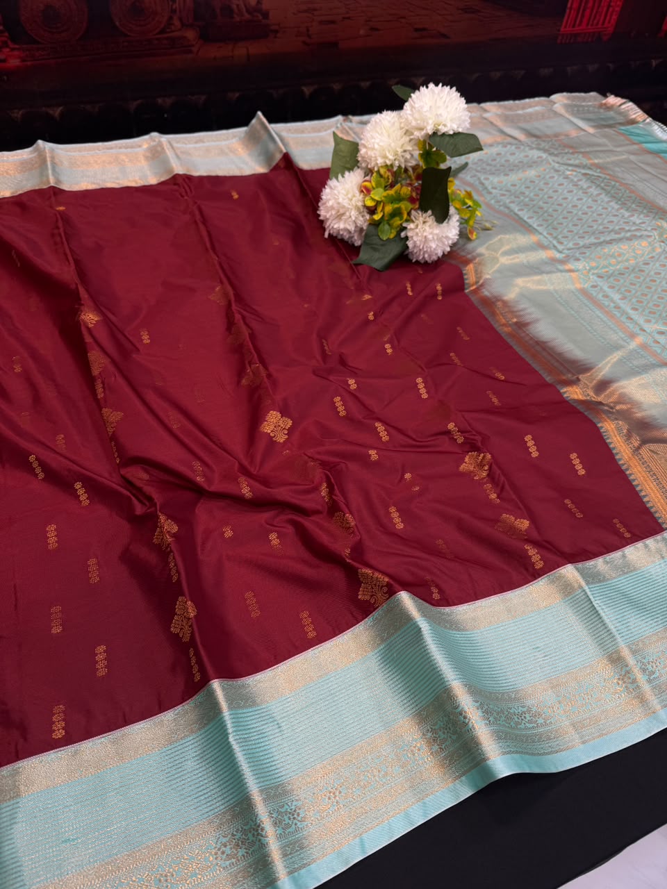 Vennila Semi Silk Saree | Zari Work | VNN15