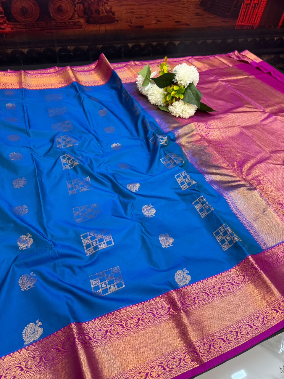 Vennila Semi Silk Saree | Zari Work | VNN19