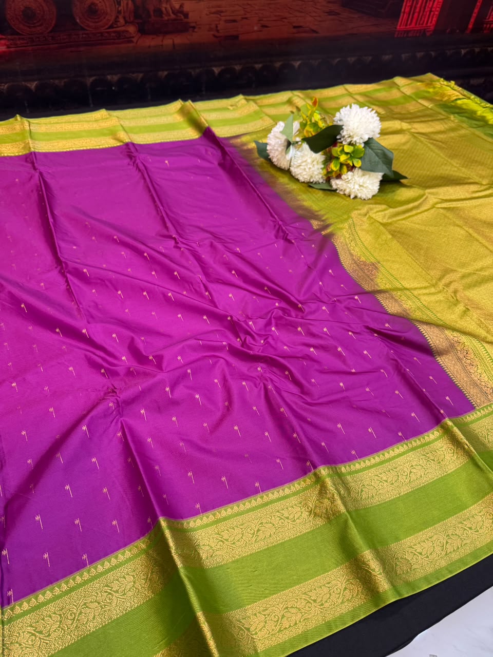 Vennila Semi Silk Saree | Zari Work | VNN21
