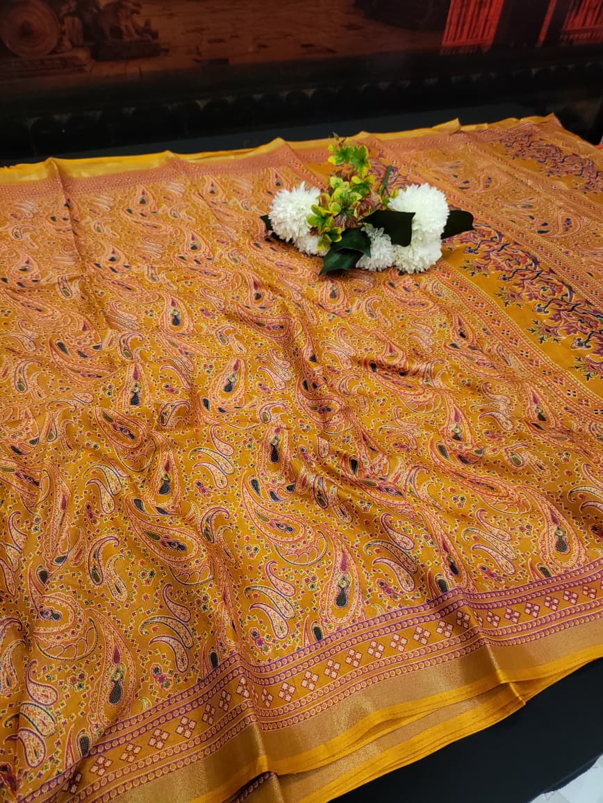 Malmal Peding Cotton Saree MU36