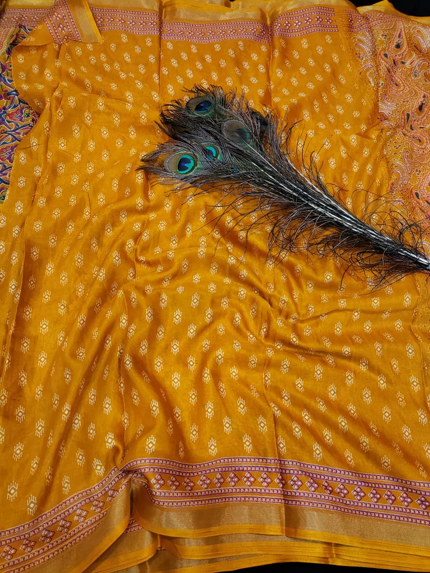 Malmal Peding Cotton Saree MU36