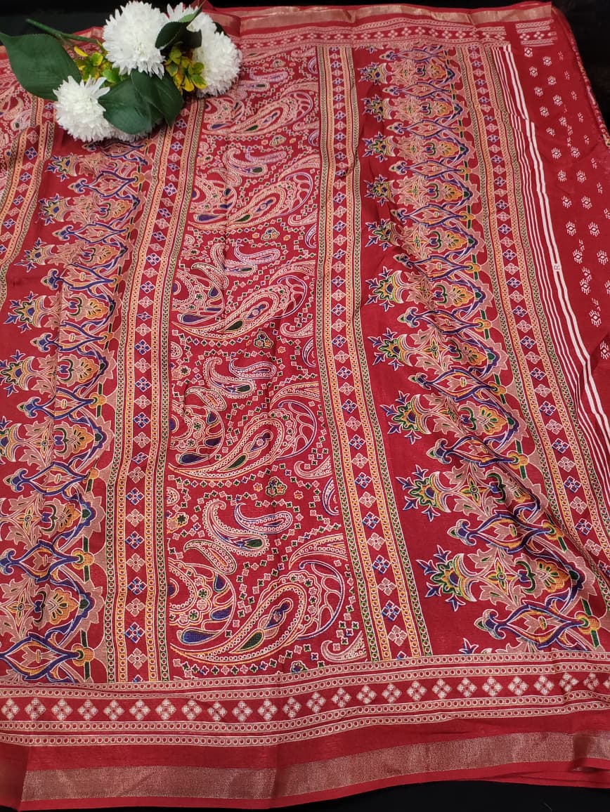 Malmal Peding Cotton Saree MU39