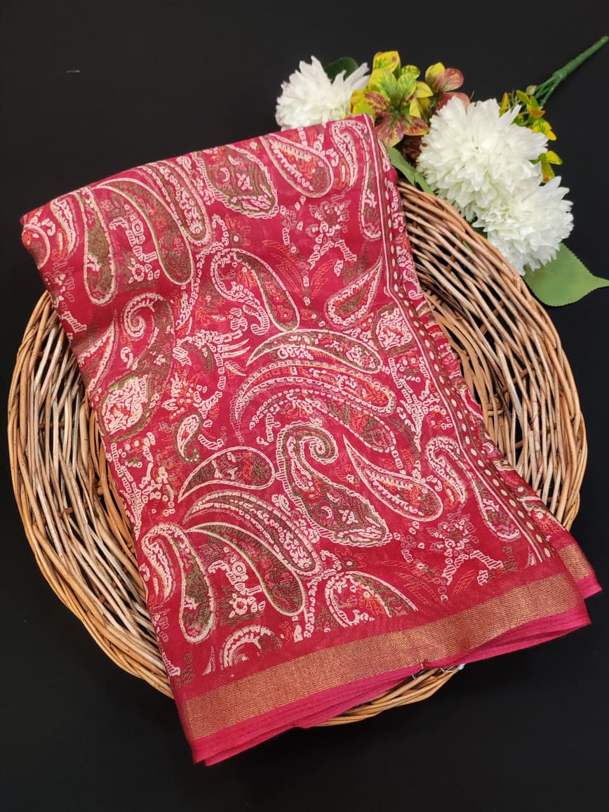 Malmal Peding Cotton Saree MU43