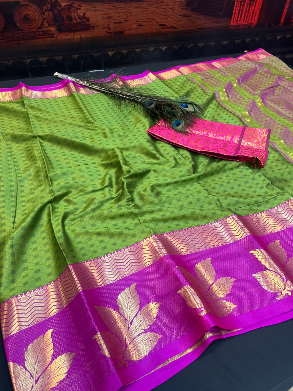 Tower Border Kottanch Soft Silk Saree| TK15