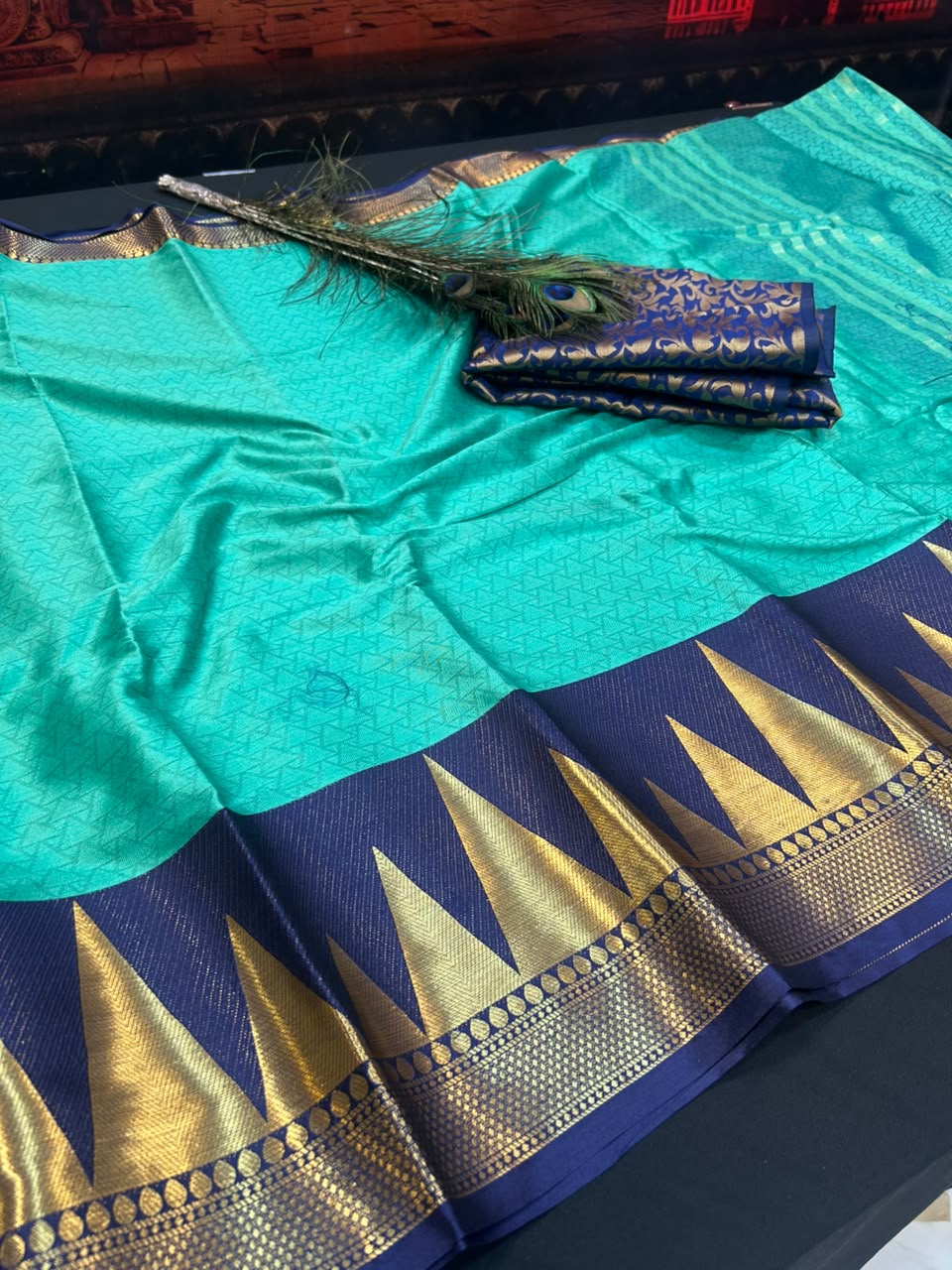 Tower Border Kottanch Soft Silk Saree| TK13