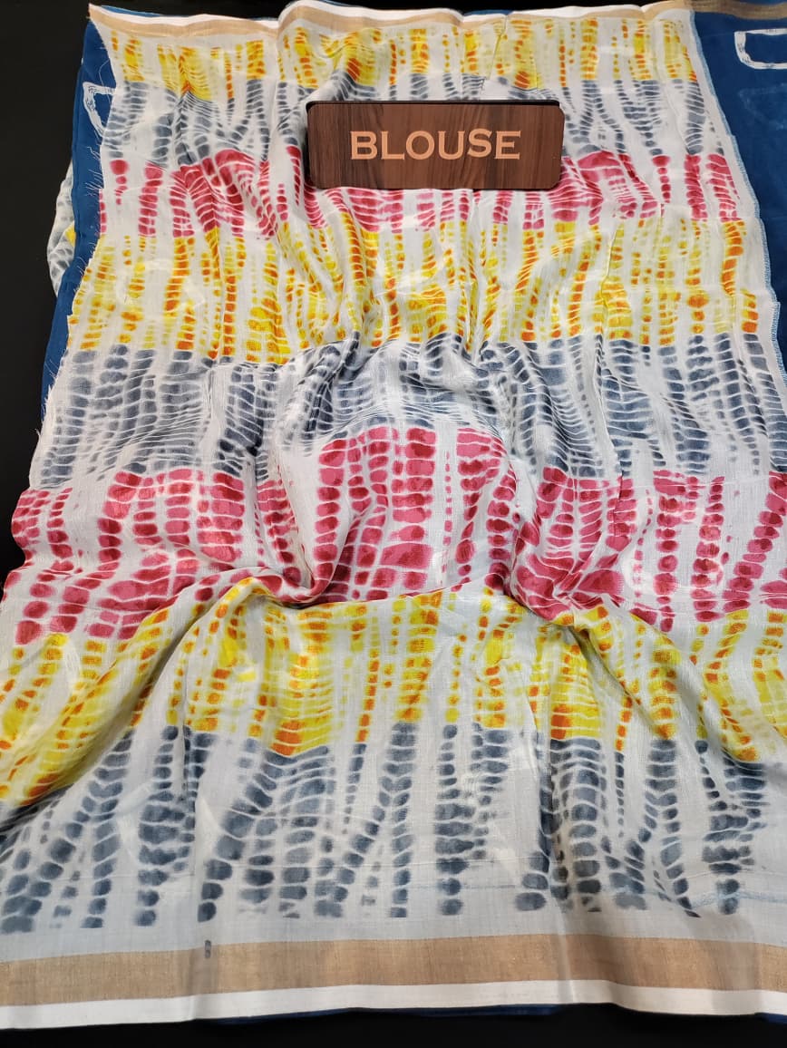Malmal Cotton Saree | MU46