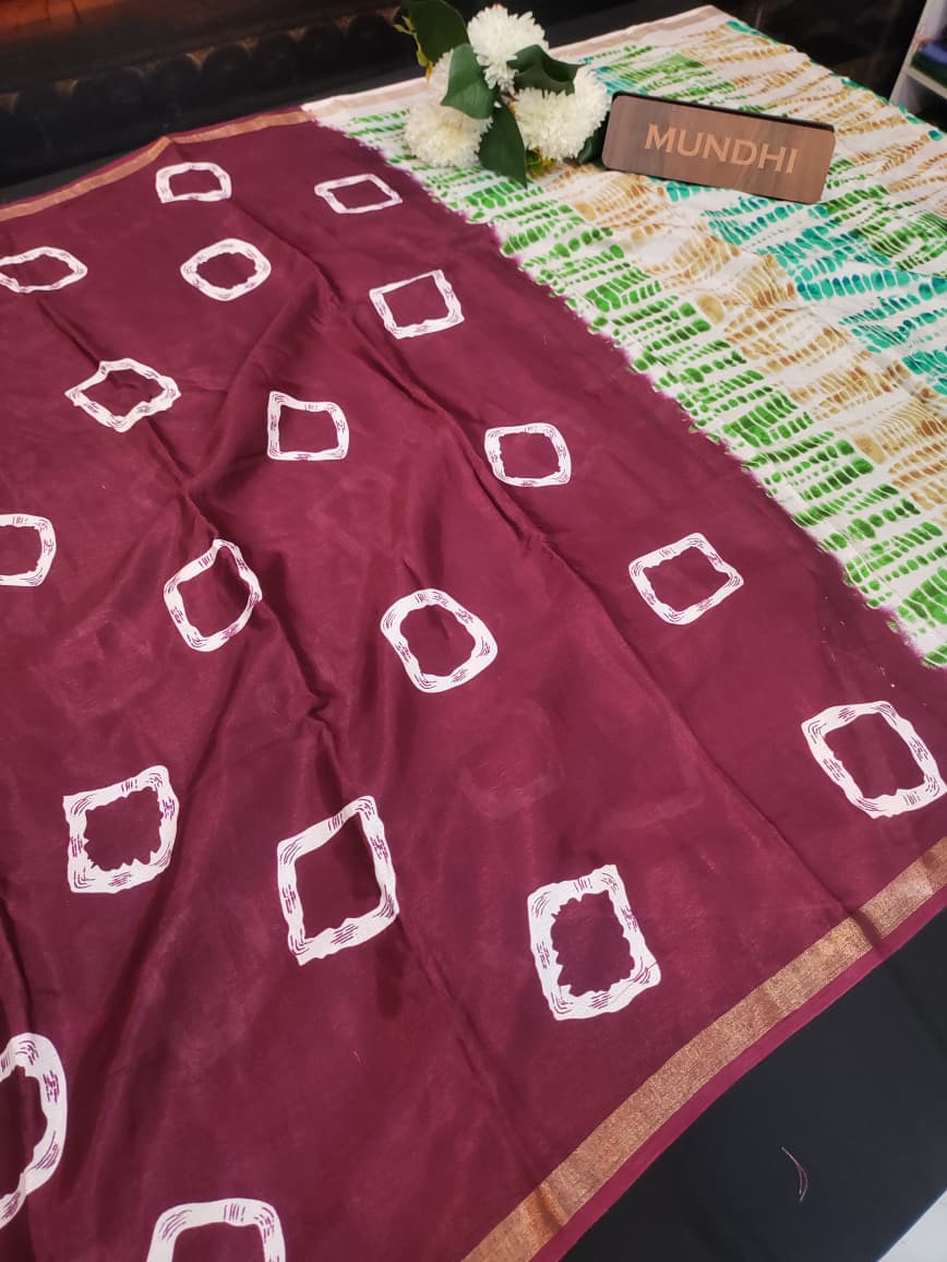 Malmal Cotton Saree | MU47