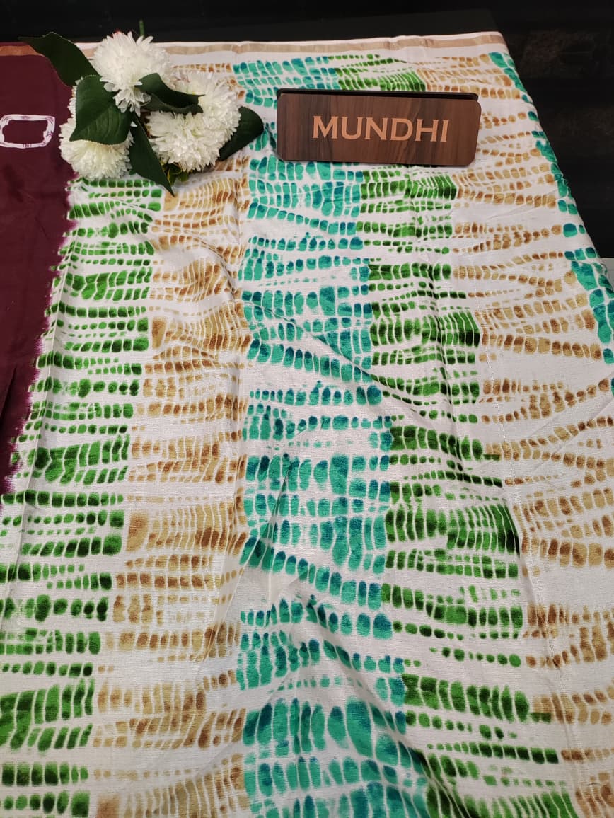 Malmal Cotton Saree | MU47