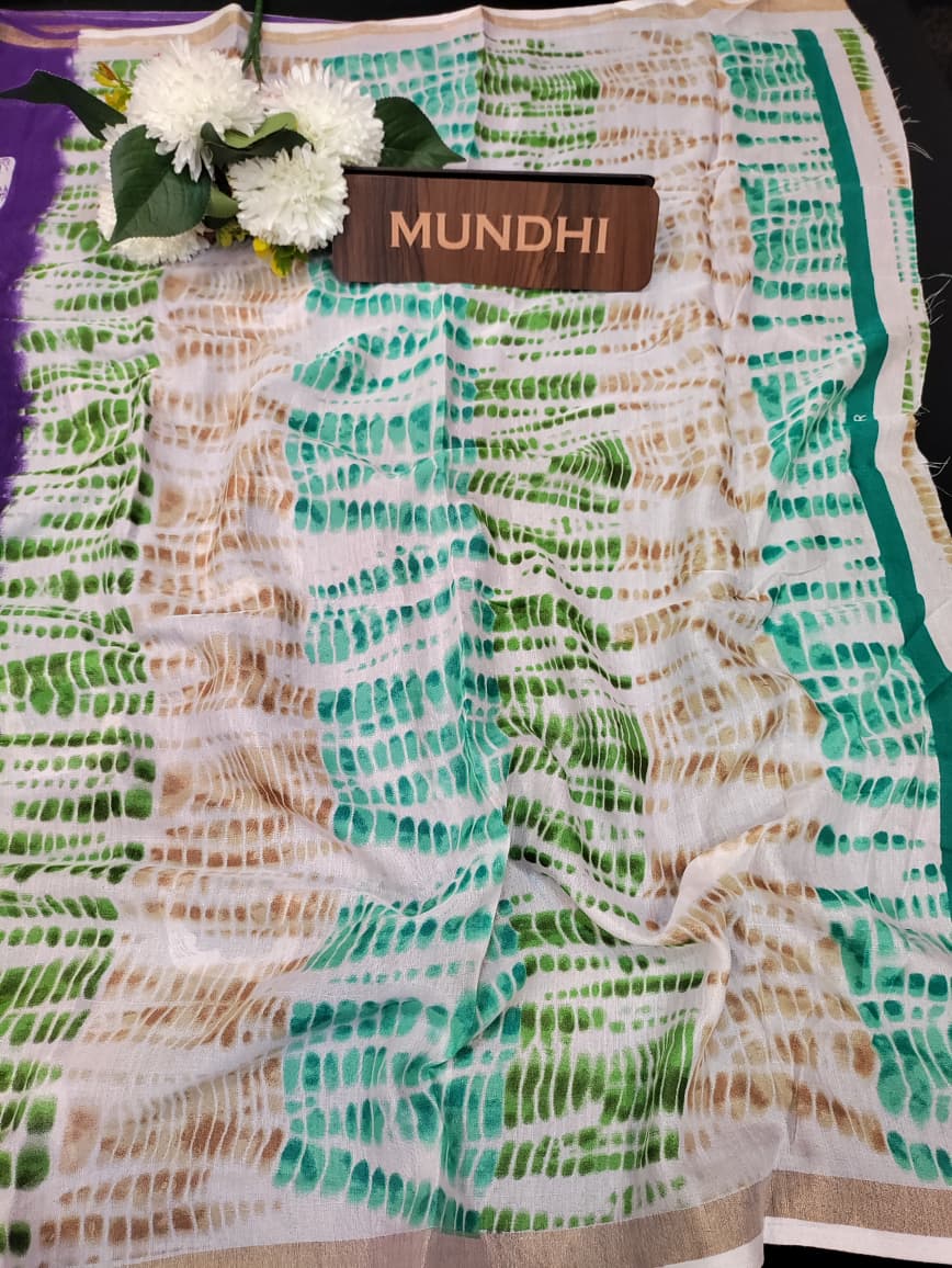 Malmal Cotton Saree | MU49