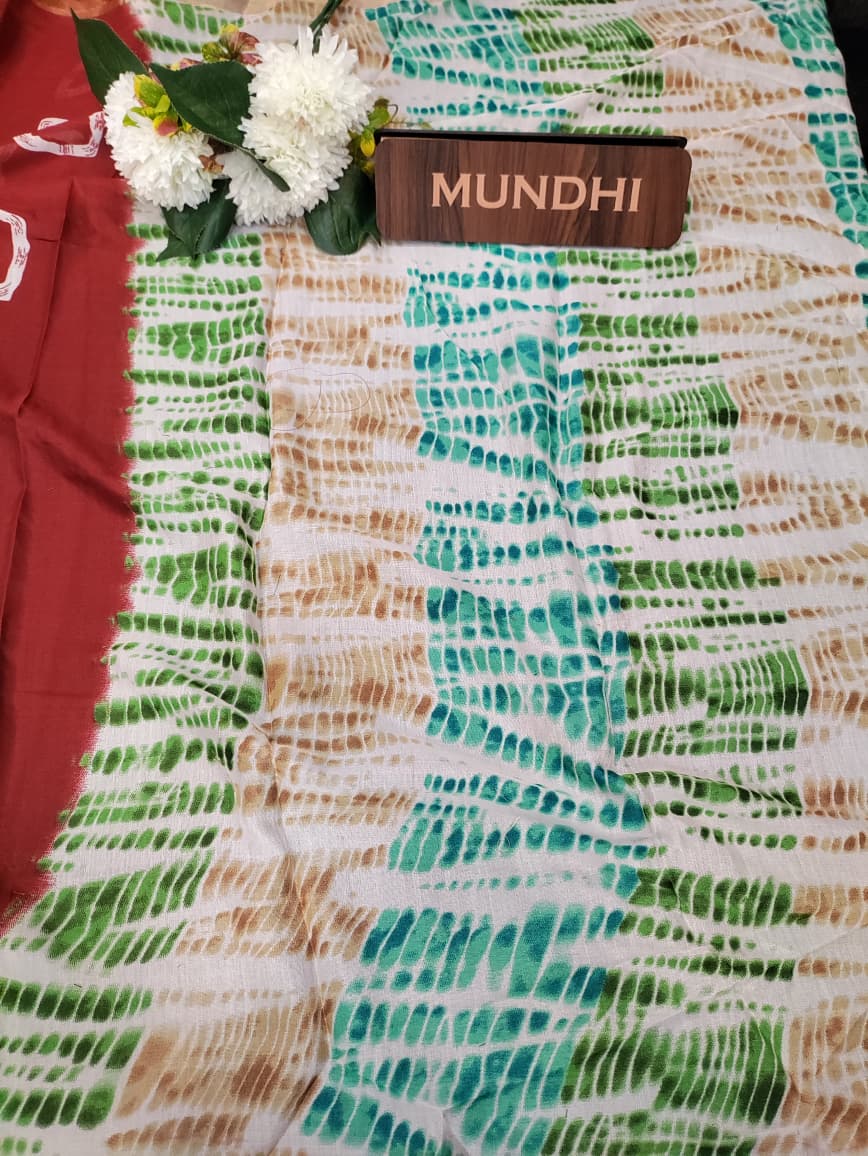 Malmal Cotton Saree | MU51