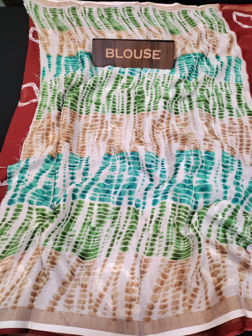 Malmal Cotton Saree | MU51