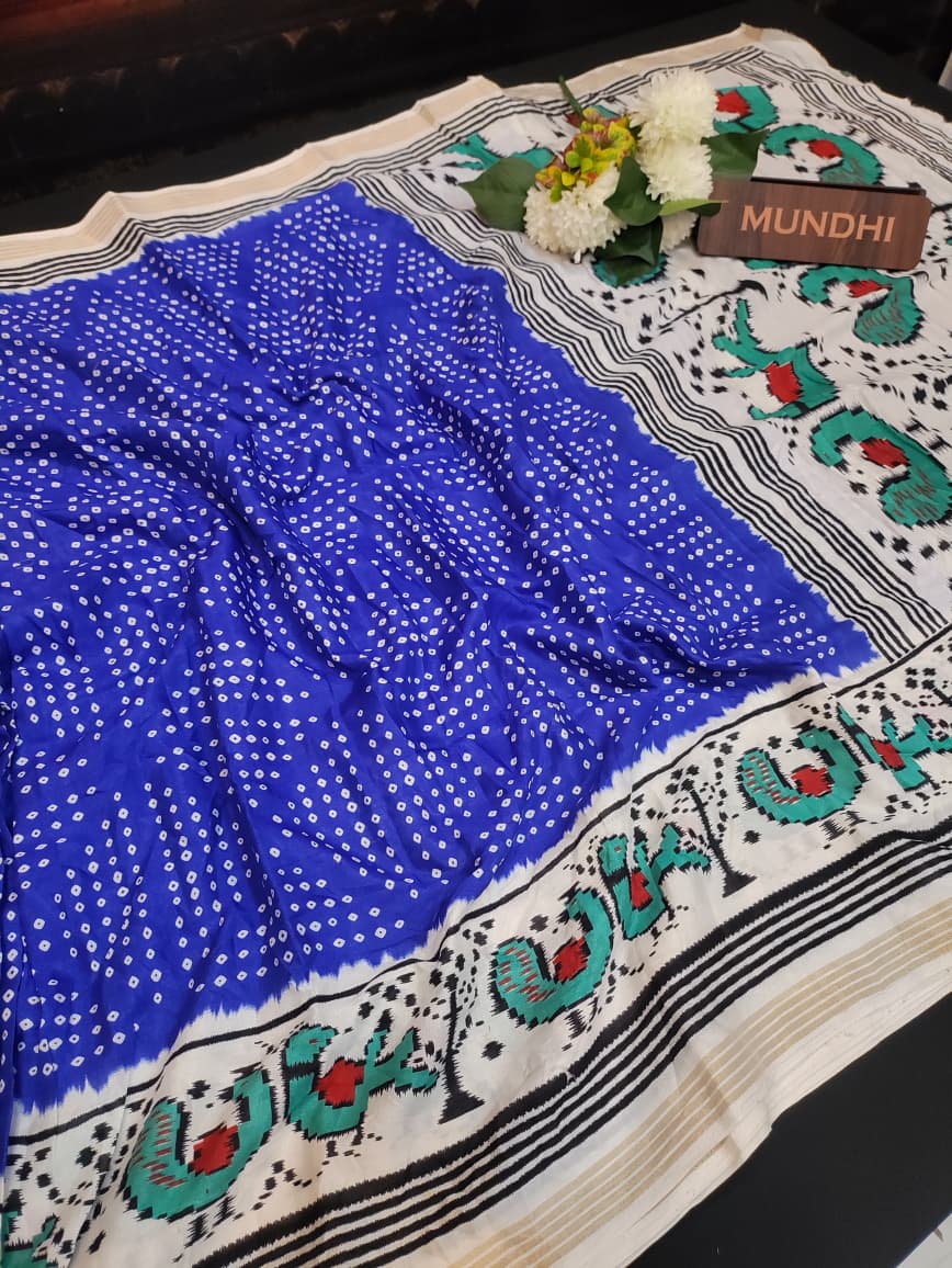 Malmal Cotton Saree | MU52