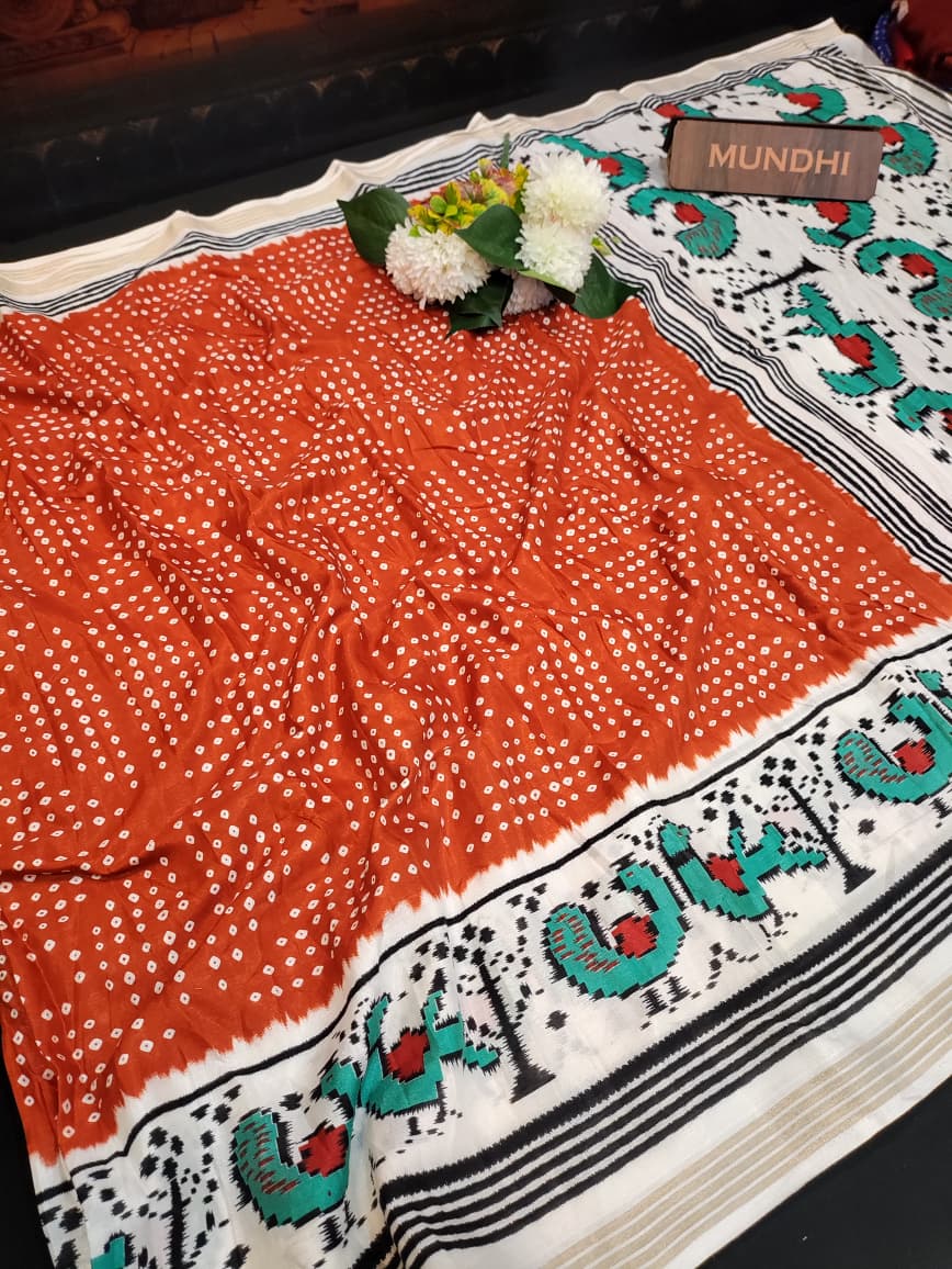 Malmal Cotton Saree | MU53